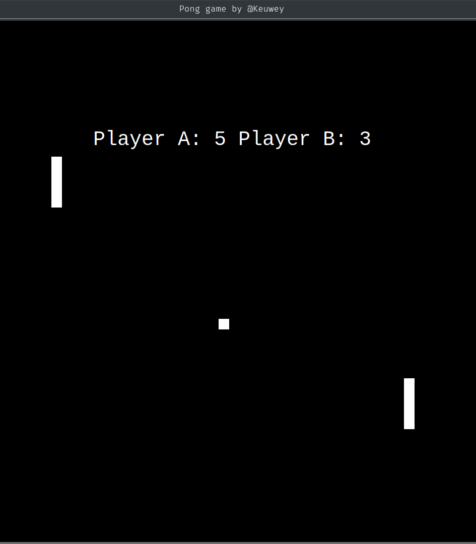 Implementação em Python do jogo Pong
